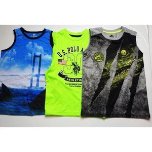 3 - Boys Summer Tanks Size 7 bundle - Cool Comfort for Sunny Days